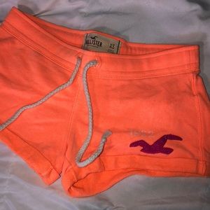 hollister soft orange shorts